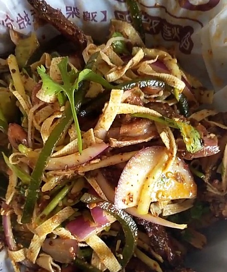 電烤豆皮，張成榮烤豆皮